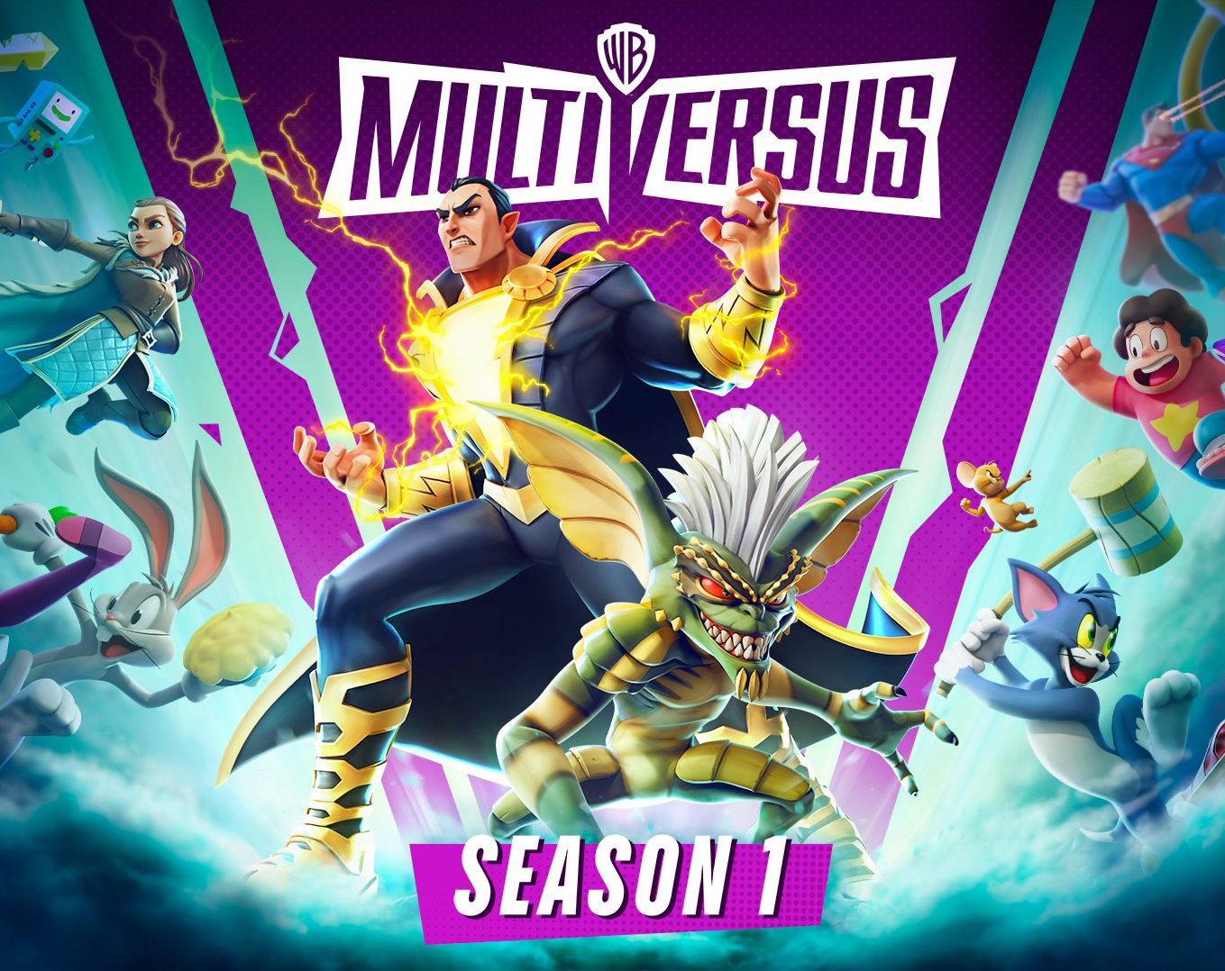 Новыми бойцами Multiversus станут Черный Адам и Гремлин